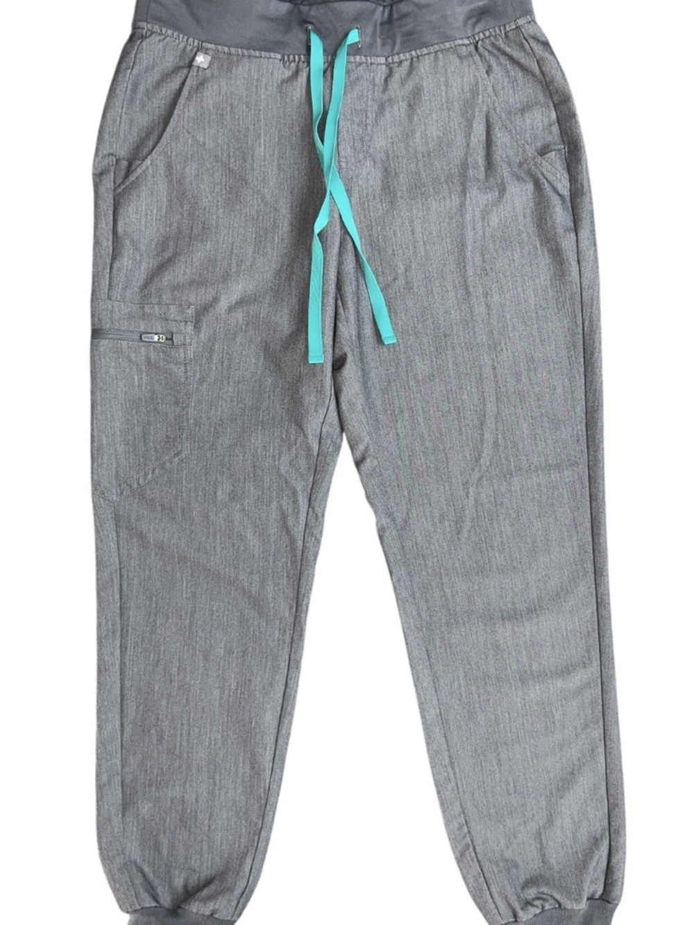 FIGS Technical Collection High Waisted Zamora Scrub Joggers Women's S Gray